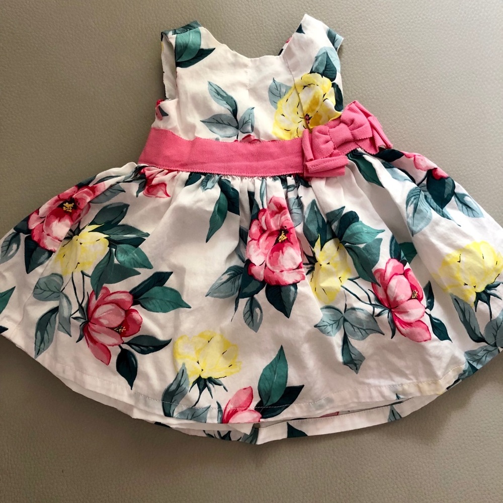 Floral Sateen Dress